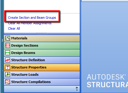 Section and Beam Groups