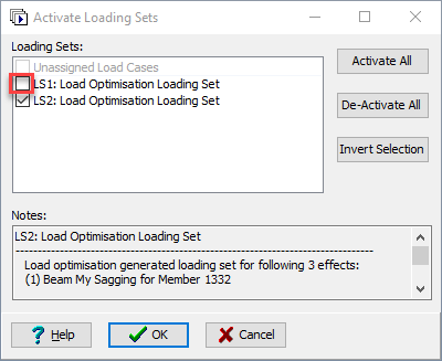 Activate Loading Sets