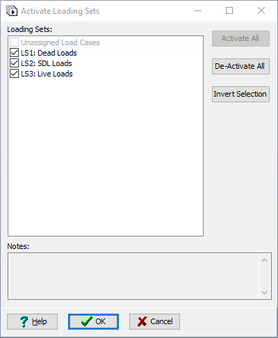 Activate Loading Sets