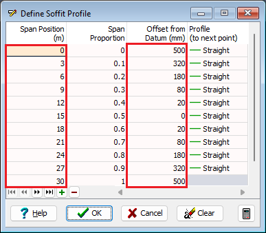Composite Beam Section Definition