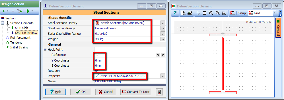 Define Section Element