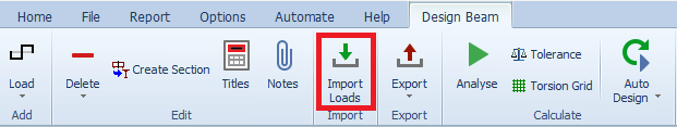 Import Loads from SLD File