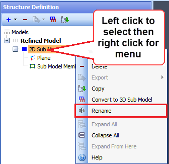 Rename Sub Model