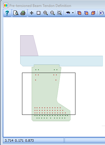 Pre-tensioned Beam Tendon Definition