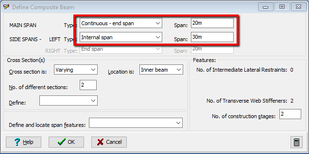 Define Composite Beam