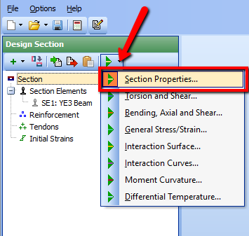 Section Properties