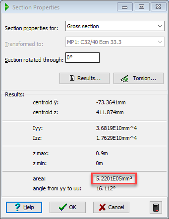 Section Properties