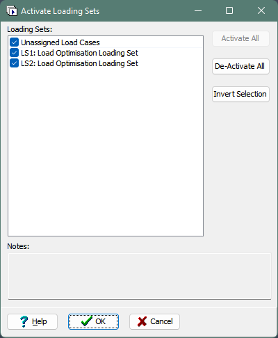 Activate Loading Sets