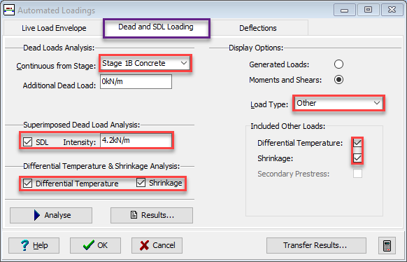 Automated Loadings
