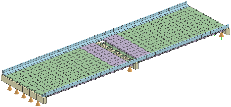 Steel Composite Beam Load