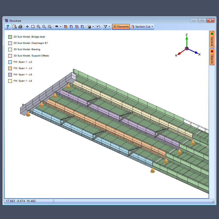 Structure Color Key Sub Model
