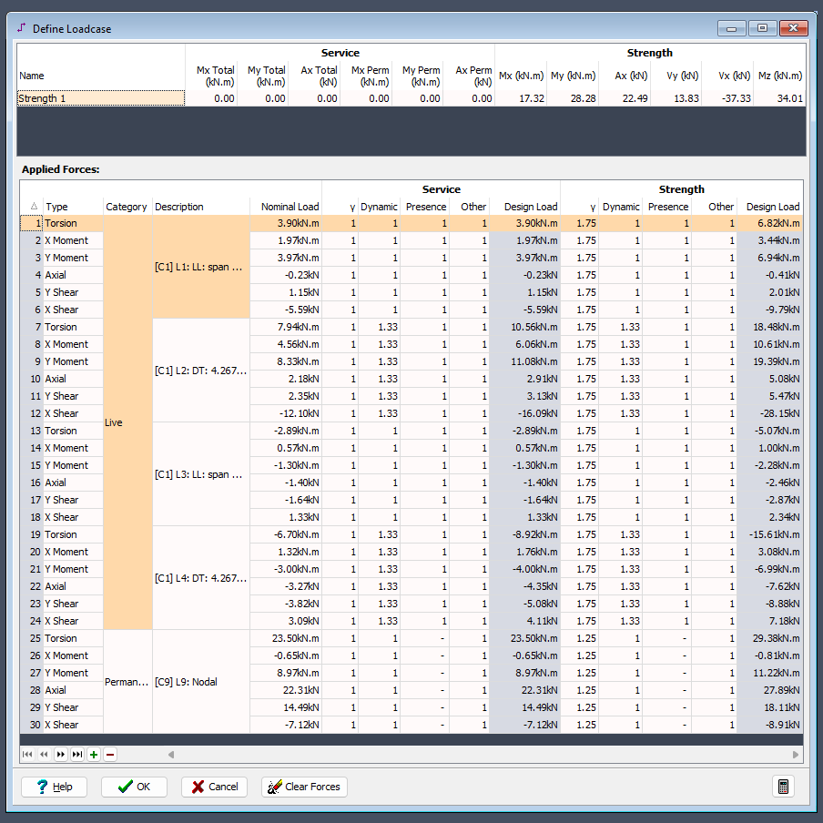 Structure Color Key Sub Model