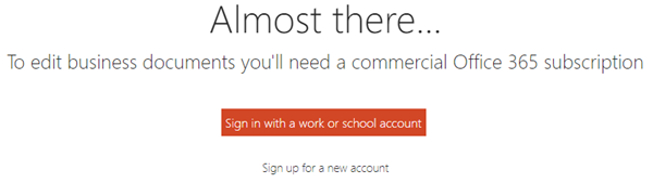 Office 365 Sign-in
