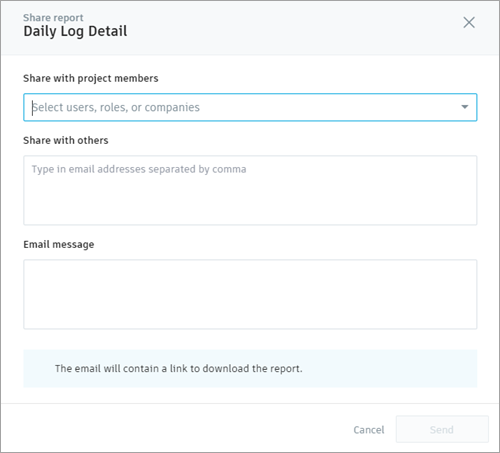 Create, Share, Schedule Reports