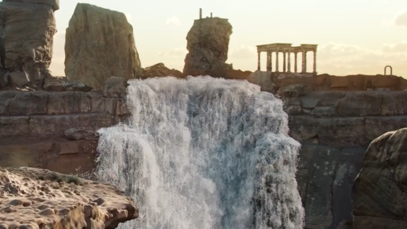 Waterfall made in the Bifrost graph