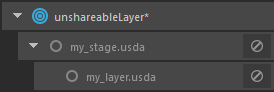 Sublayer in Maya's USD Layer Editor