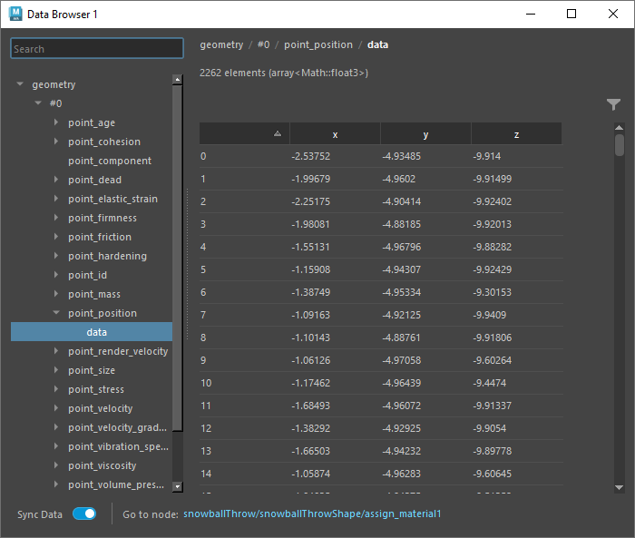 Data browser