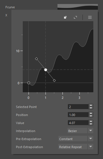 FCurve Widget