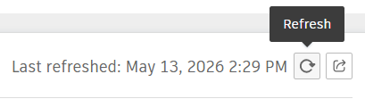 Refresh button highlighted on the Fee Analysis card with Recalculate markup in the toolbar