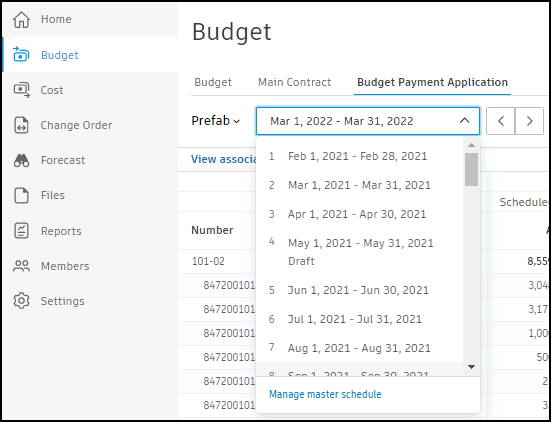 Second dropdown list options