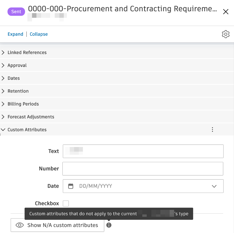 Show custom attributes and the notification tooltip