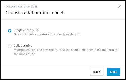 Choose coordination model