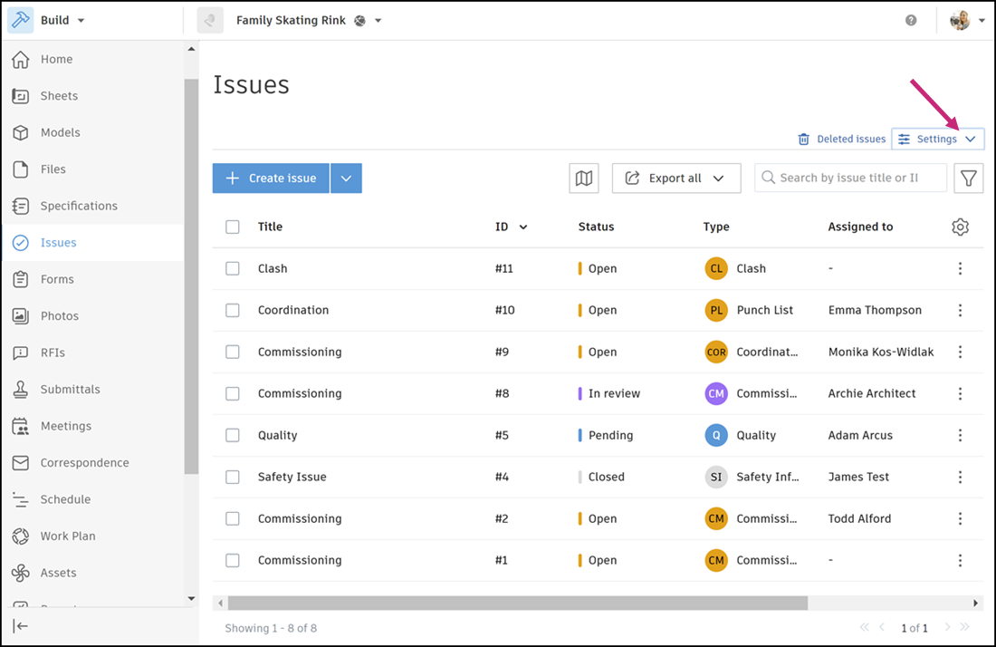 Issues setting navigation