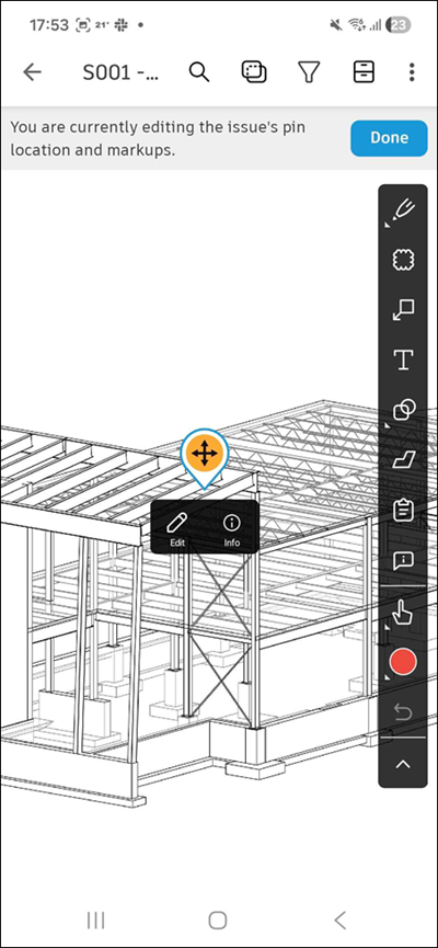 Android Markup Editing Mode