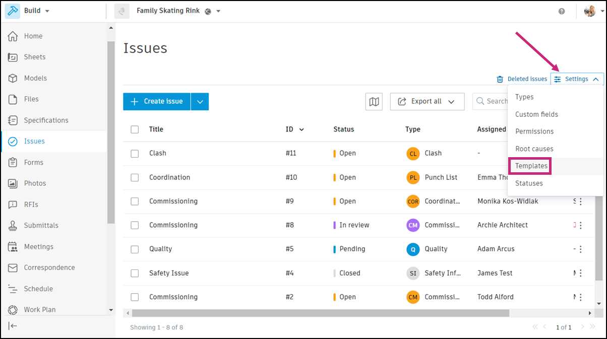 Issues setting navigation