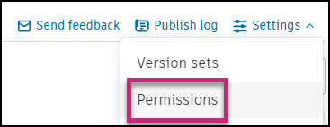 Access Permissions