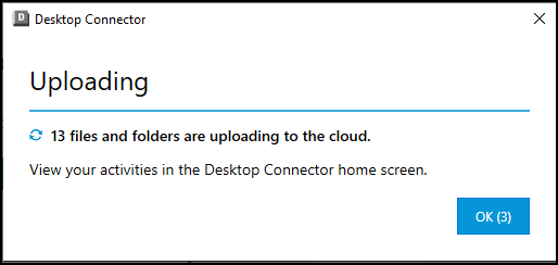 Desktop Connector Tray Icon