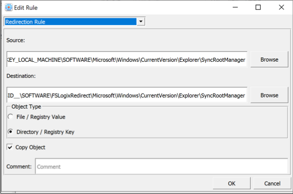 Registry Redirection