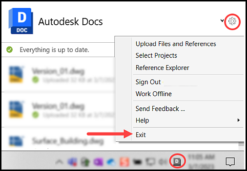 Exit Desktop Connector