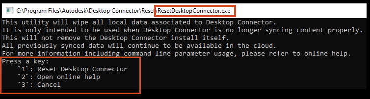 Reset utility