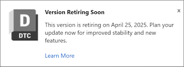 Retiring later this year notification