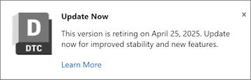 Retiring within one month notification
