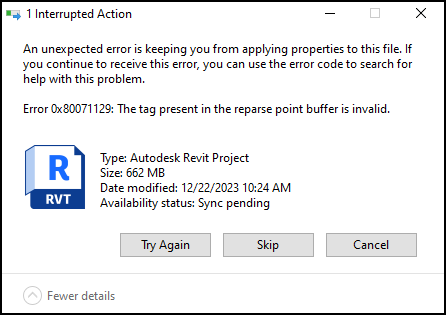 Revit Error