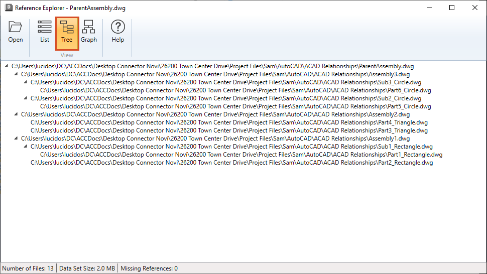 Data Views in Reference Explorer