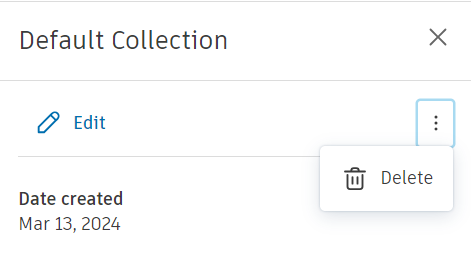 Delete Collection