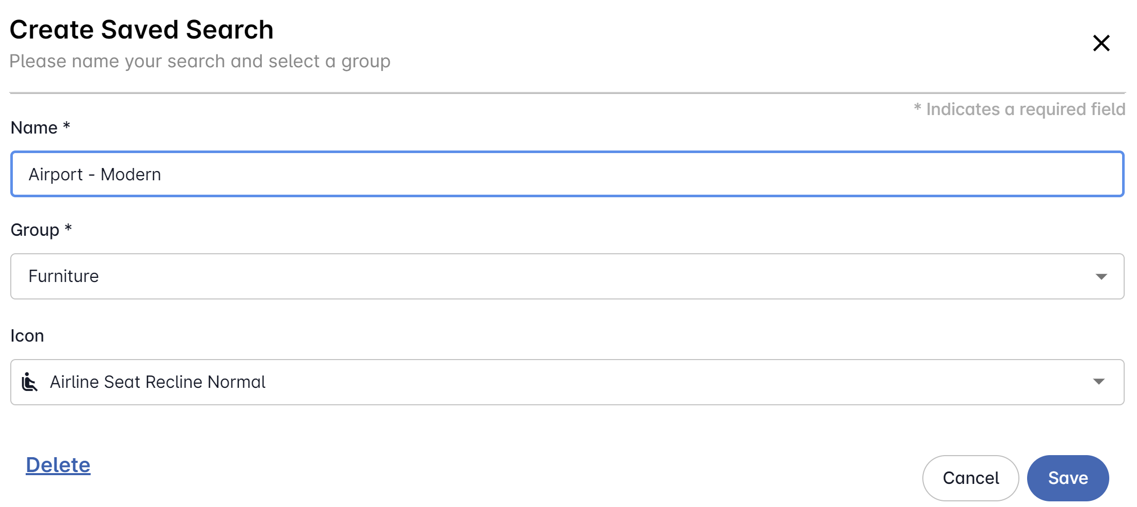 Creating and Editing Saved Searches