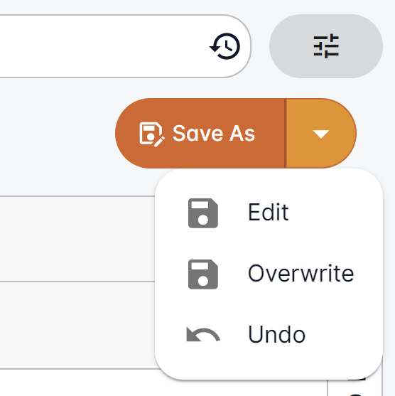 Creating and Editing Saved Searches