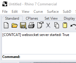 websocket server started