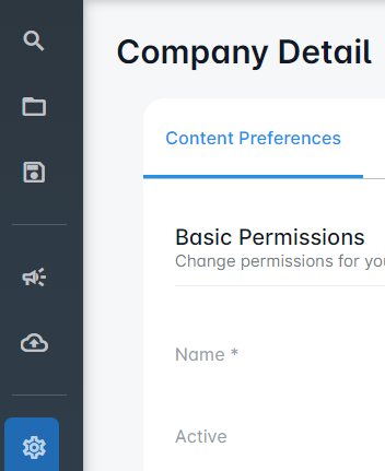 Manage Preferences
