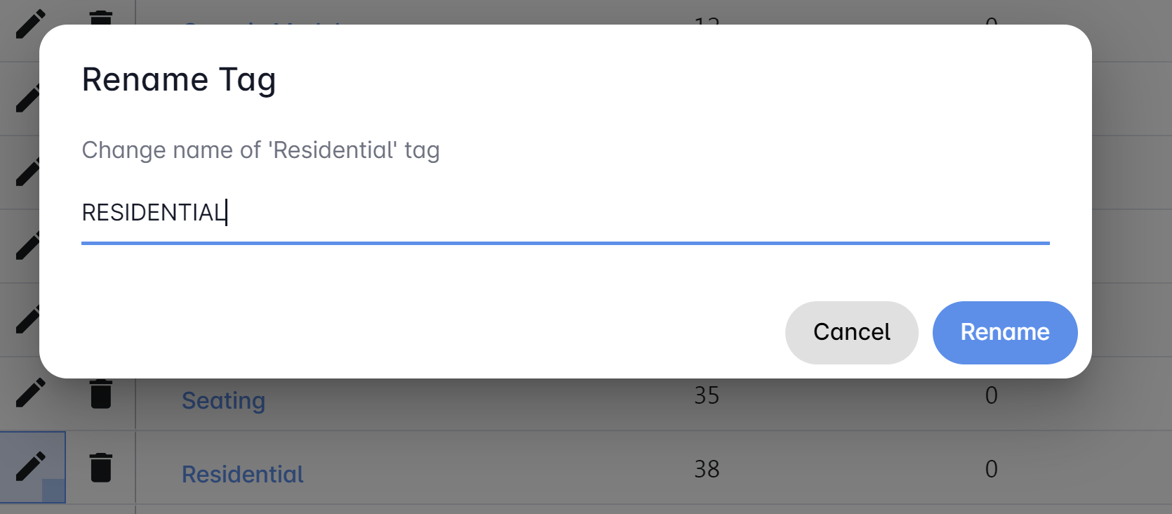 Manage Tags
