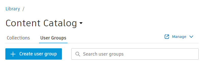 User Groups