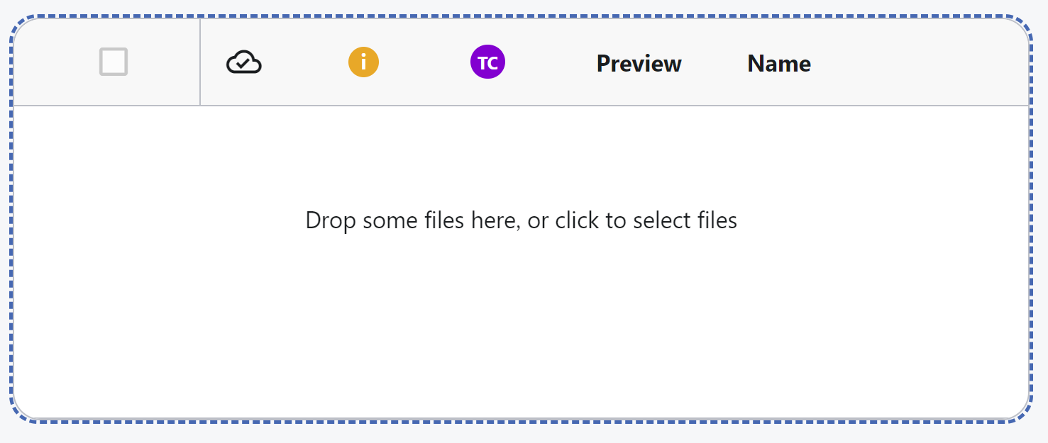 Upload Content by Drag and Drop