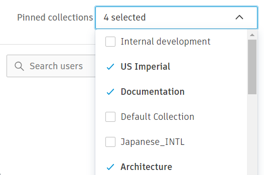 Pinned Collections