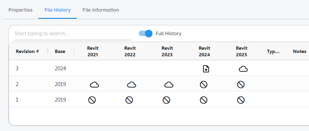 Revit Versions