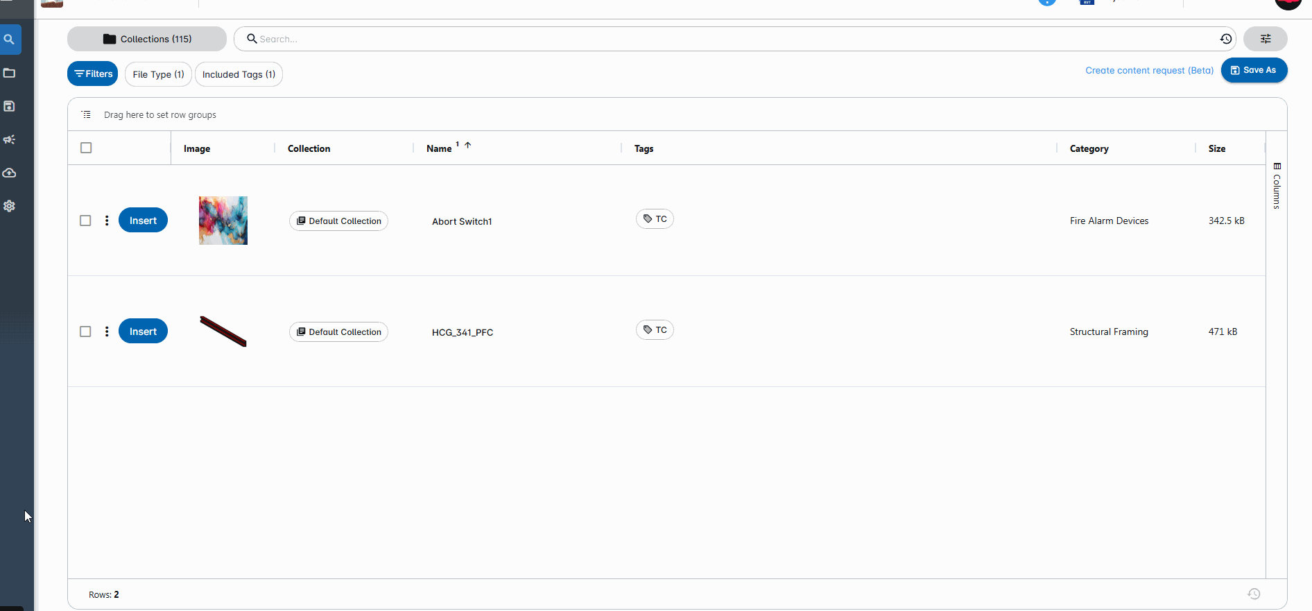 Cannot Batch Insert Multiple Type Catalog Families"