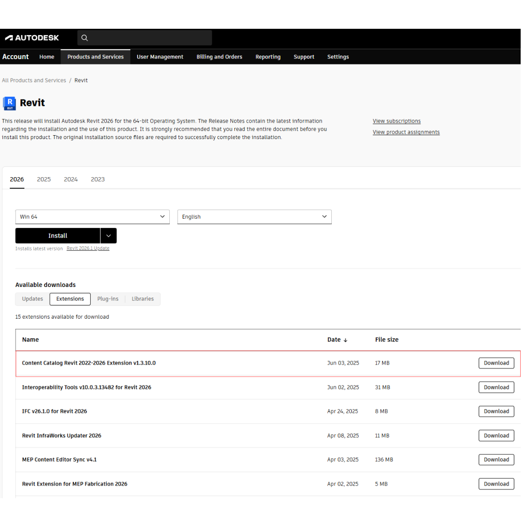 Revit Extension